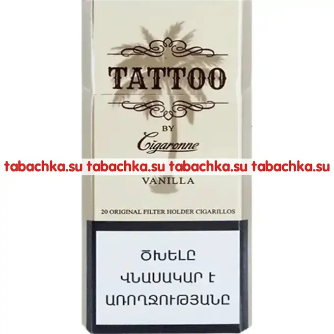 Сигареты Cigaronne Tattoo Superslims Vanilla Сигареты Cigaronne Tattoo Superslims Vanilla